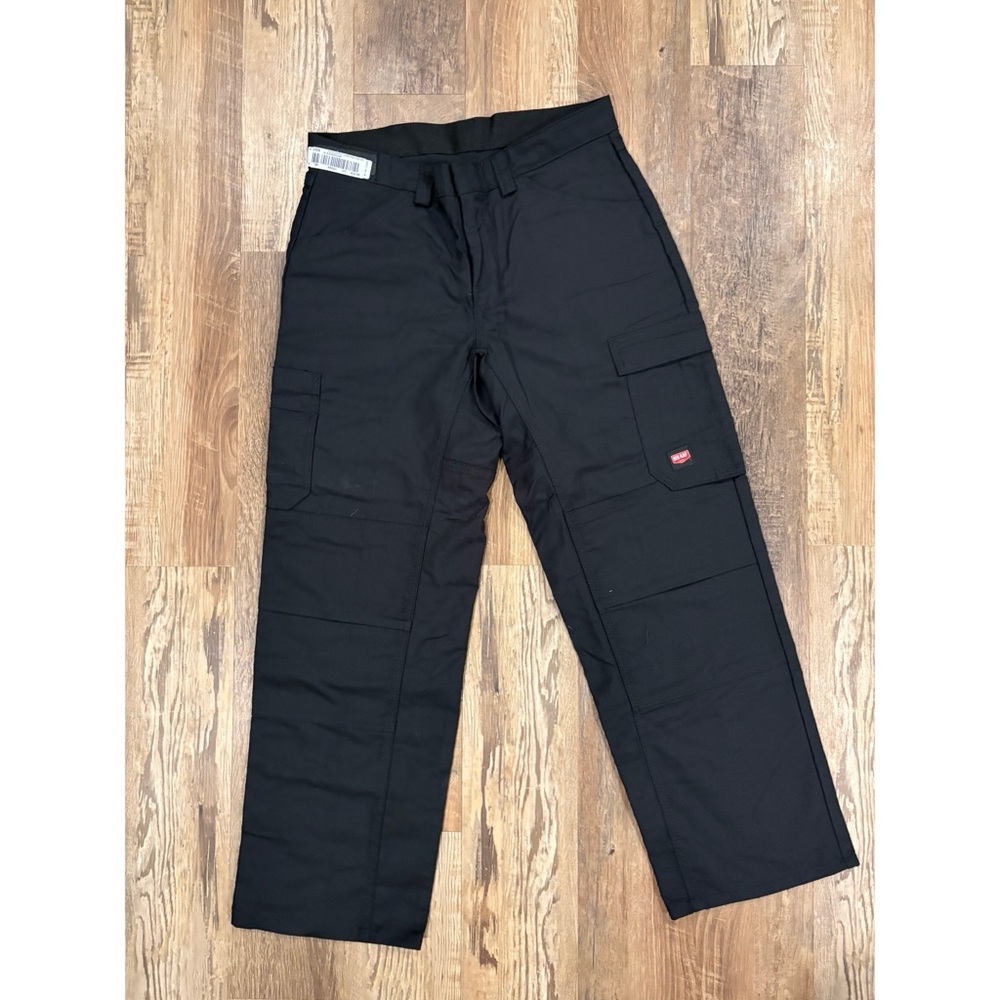 Men's Red Kap Black Cargo Utility Work Pants